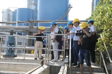 浙江省生态情形厅一行到莅临优发国际纸业考察指导